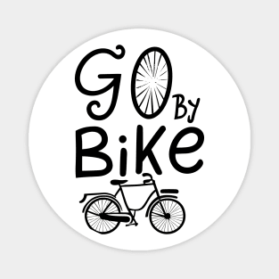 go by bike Magnet